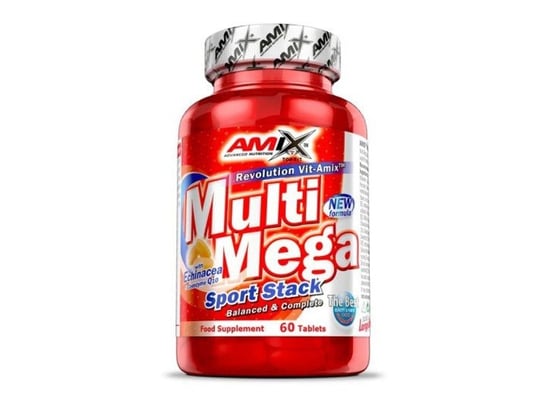 Suplement diety, AMIX, Witaminy, Multi Mega Stack, 60 tabletek Amix