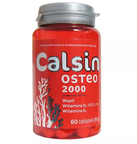 Suplement diety, Apotex, Apotex Calsin Osteo 2000, 60 tabletek Apotex