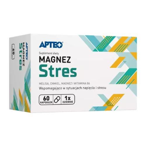 Suplement diety, Apteo, Magnez Stres, 60 Kaps. Inna marka