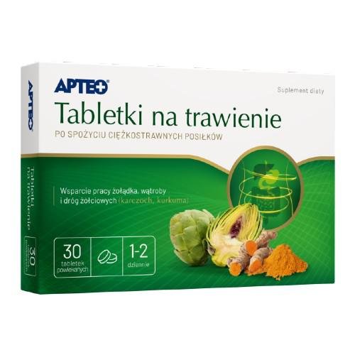 Suplement diety, Apteo, Tabletki na trawienie, 30 tabl. APTEO