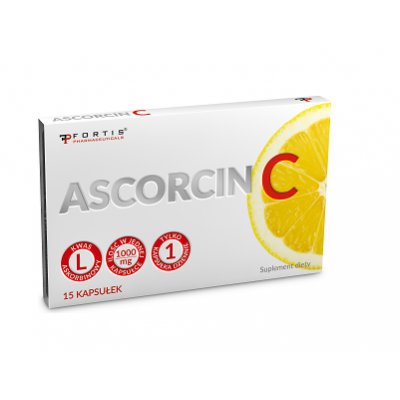 Suplement diety, Ascorcin C 1000 mg, 20x15kaps. Fortis