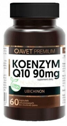 Suplement diety, Avet, Koenzym Q10 90mg ubichinon, 60 kaps. Avet Pharma