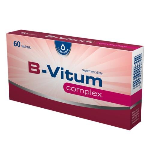 Suplement diety, B-Vitum Complex, 60 tabletek Oleofarm