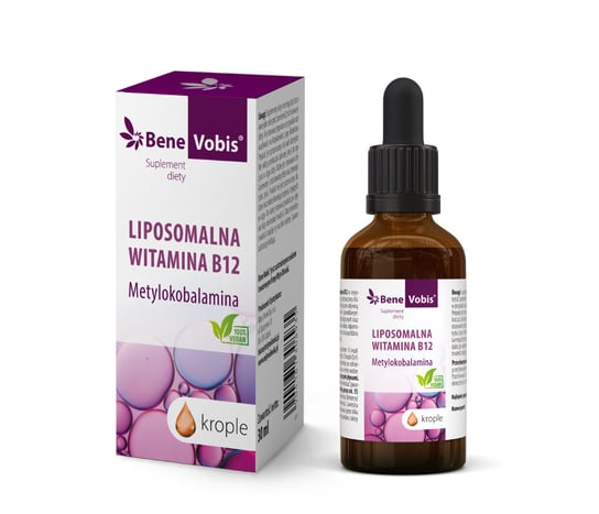 Suplement diety, Bene Vobis, Witamina B12 Liposomalna, 30 ml Młyn Oliwski