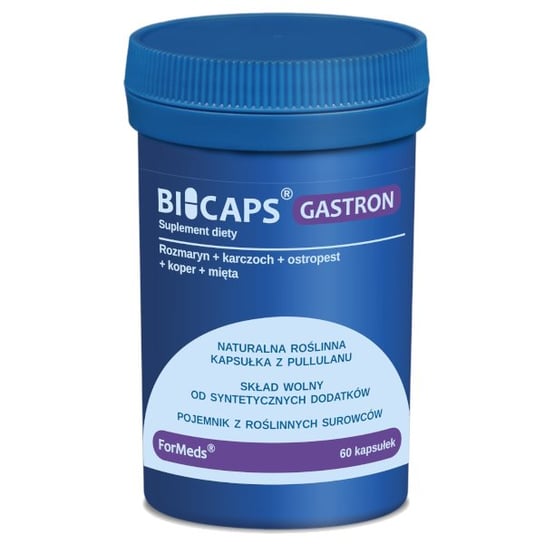 Suplement diety, BICAPS GASTRON 60 kaps Formeds
