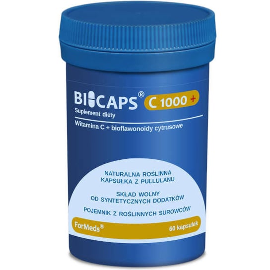 Suplement diety, BICAPS Witamina C 1000mg + Bioflawonoidy 60 kaps Formeds