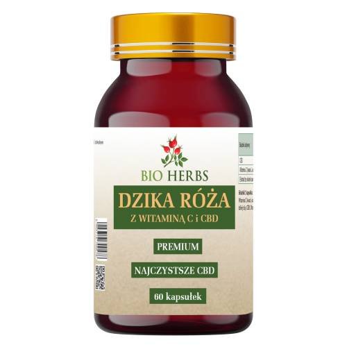 Suplement diety, Bio Herbs, Najczystsze Cbd + Dzika Róża + Witamina C, 60szt. Bio Herbs
