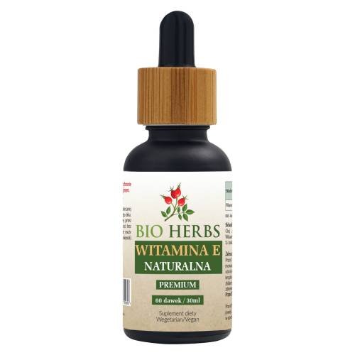 Suplement diety, Bio Herbs, Witamina E Naturalna, 30 ml Bio Herbs