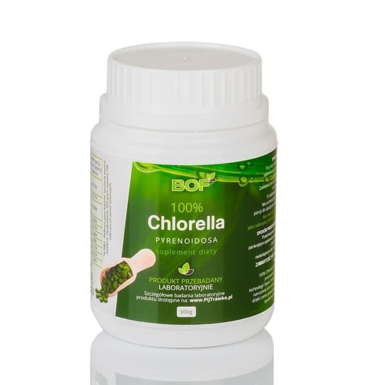 Suplement diety, Bio Organic Foods, 100% Chlorella Pyrenoidosa 300g (200mg, 1500tabl.) BOF Bio Organic Foods