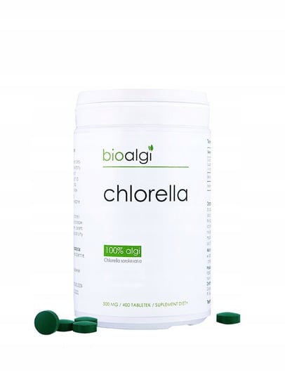 Suplement diety, Bioalgi, Chlorella Tabletki, 400 Tab. bioalgi