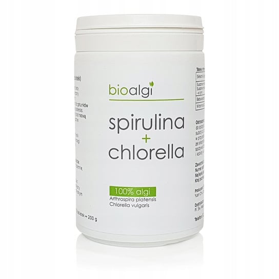 Suplement diety, Bioalgi, Spirulina + Chlorella - Toksyny, 400 Tab. bioalgi