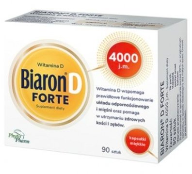 Suplement diety, Bioaron, D forte 4000 witamina D, 90 kaps. Phytopharm