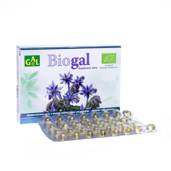 Suplement diety, Biogal, 60 kapsułek elastycznych Gal