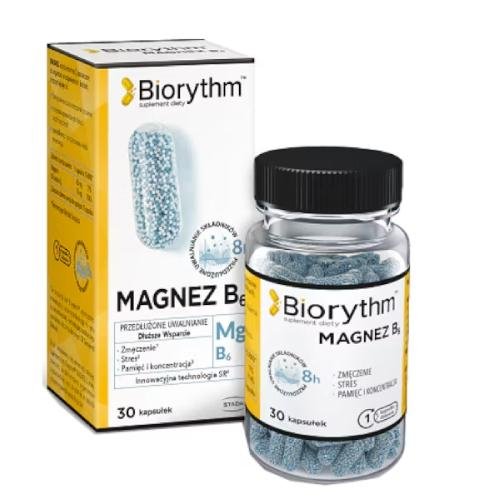 Suplement diety, Biorythm, Magnez B6, 30kaps. Biorythm
