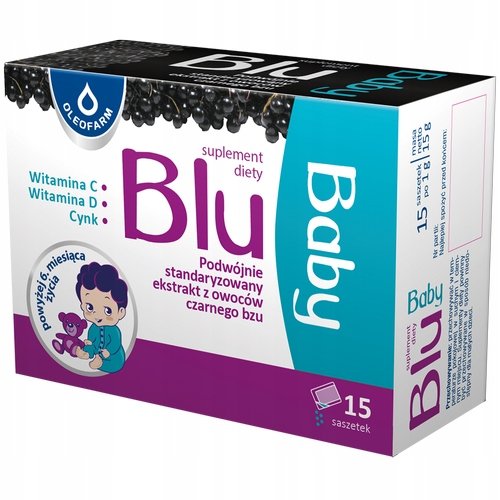 Suplement diety, Blu Baby Oleofarm Na Odporność U Dzieci Od 6M+ Oleofarm