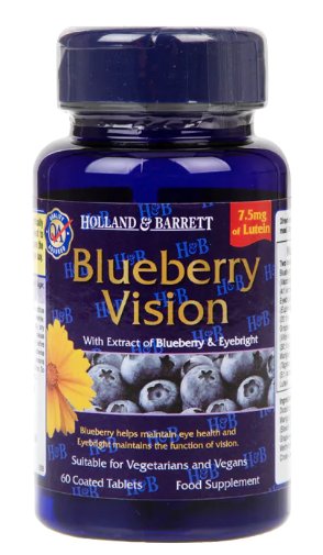 Suplement diety, Blueberry Vision (60 tabl.) Inna marka