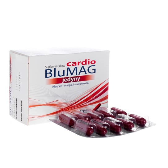 Suplement diety, Blumag Cardio Jedyny, 30 kapsułek miękkich Hasco-Lek