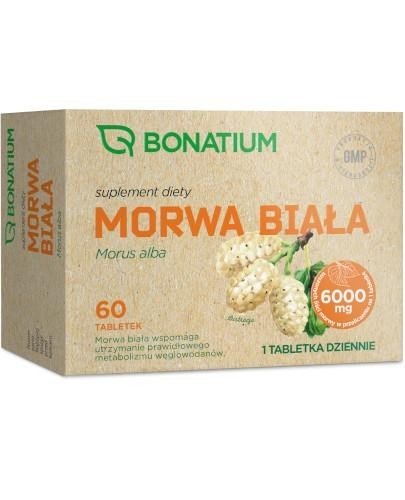 Suplement diety, Bonatium, Morwa biała, 60 tab. Bonatium