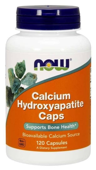 Suplement diety, Calcium Hydroxyapatite Caps - Hydroksyapatyt Wapnia (120 kaps.) Now Foods