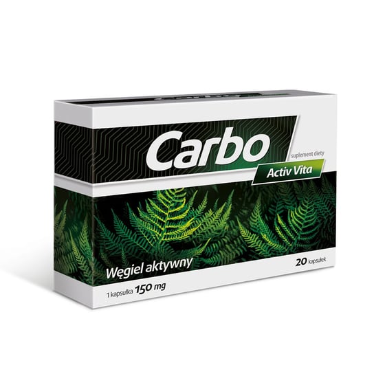 Suplement diety, Carbo Activ Vita, suplement diety, 20 kapsułek CARBO ACTIV VITA