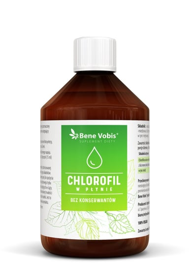 Suplement diety, Chlorofil w płynie - 500 ml Młyn Oliwski