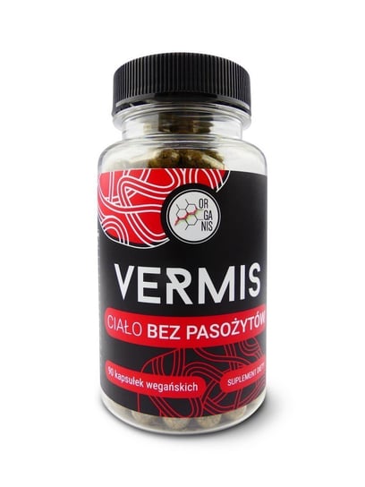 Suplement diety, Ciało bez pasożytów - Vermis - zioła lecznicze, 90 kapsułek, Organis Organis