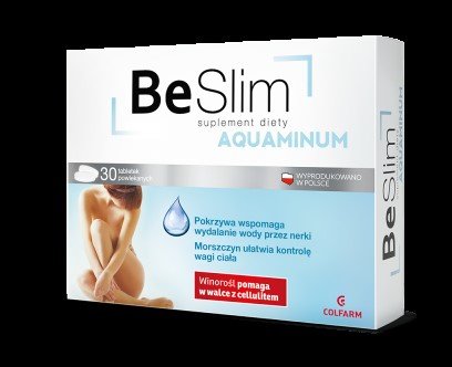 Suplement diety, Colfarm Be Slim Aquaminum 30 tabletek Colfarm