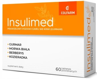 Suplement diety, Colfarm, Insulimed Gurmar Berberys, Morwa Biała, 60 tab. Colfarm