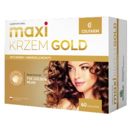 Suplement diety, Colfarm Maxi Krzem Gold 60 k Colfarm