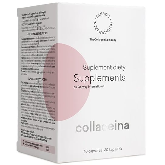 Suplement diety, Colway Collaceina - Colostrum Lizozym Laktoferyna 60 kapsułek Colway International