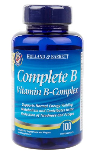 Suplement diety, Complete B Vitamin B-Complex (100 tabl.) Holland & Barrett