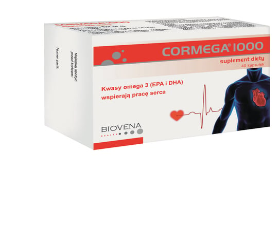 Suplement diety, CORMEGA 1000 - 40 kapsułek Cormega