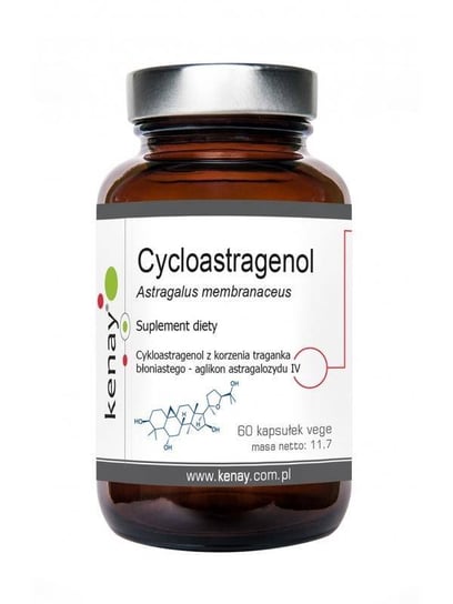Suplement diety, Cycloastragenol - ekstrakt z korzenia Traganka błoniastego 10 mg (60 kaps.) Kenay