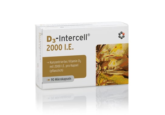 Suplement diety, D3-Intercell® 2000 IU, 90 kaps. Intercell Pharma