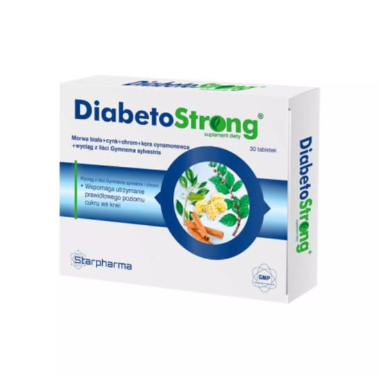 Suplement diety, Diabetostrong, suplement diety, 30 tabletek Starpharma