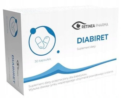 Suplement diety, Diabiret, Witaminy Dla Diabetyków, 30 Kaps. Pharm Supply