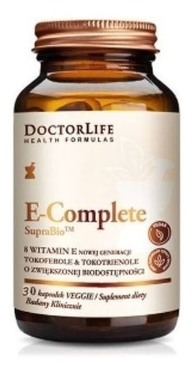 Suplement diety, Doctor Life, E-Complete SupraBio 8 witamin E nowej generacji, 30 kapsułek Doctor Life