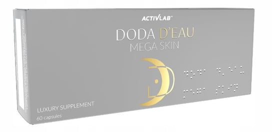 Suplement diety, Doda D'EAU Mega Skin Activlab, Jędrna Skóra, 60 kaps. ActivLab