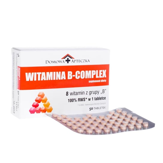 Suplement diety, Domowa Apteczka, Witamina B-Complex, 50 tabletek DOMOWA APTECZKA