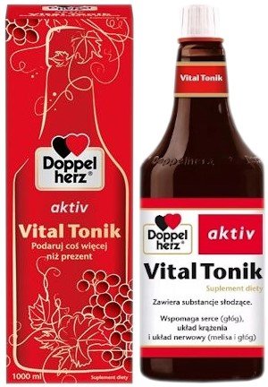 Suplement diety, Doppelherz Vital, Tonik Witaminy Dla Seniora, 1000ml Doppelherz