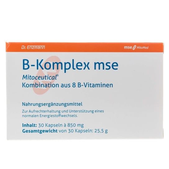 Suplement diety, Dr. Enzmann, B-Kompleks MSE, 30 kapsułek Mito Pharma