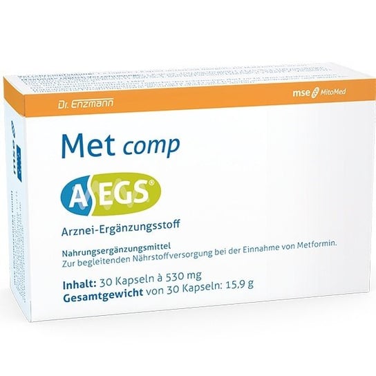 Suplement diety, Dr. Enzmann MSE, AEGS Met Comp MSE (30 kaps.) Dr. Enzmann MSE