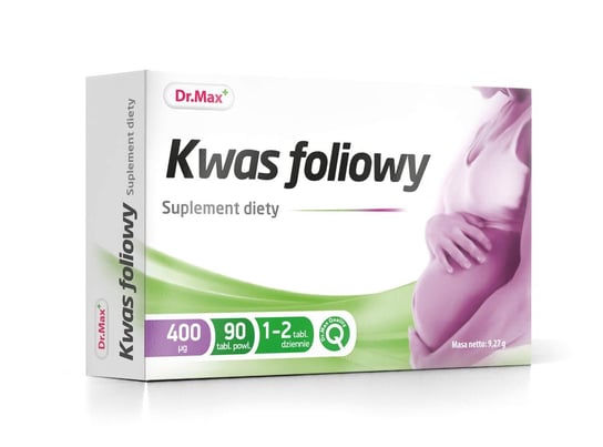 Suplement diety, Dr.Max, Kwas Foliowy 400 mcg, 90 tabletek Dr.Max