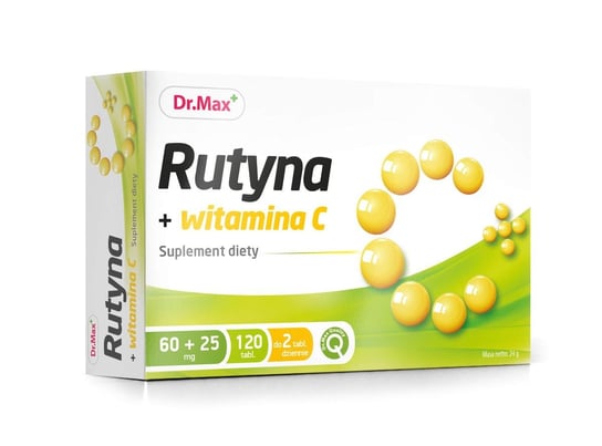 Suplement diety, Dr.Max, Rutyna + Witamina C, 120 tabletek Dr.Max