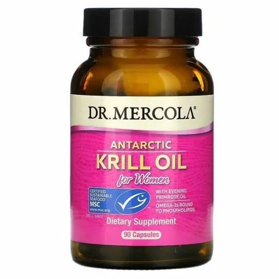 Suplement diety, DR. MERCOLA Antarctic Krill Oil for Women (90 kaps.) Inna marka
