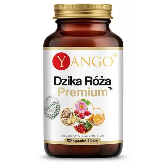 Suplement diety, Dzika róża Premium™ (120 kaps.) Yango