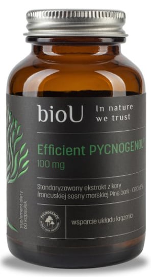 Suplement diety, Efficient Pycnogenol® 65% OPC, 60 kaps. Inna marka