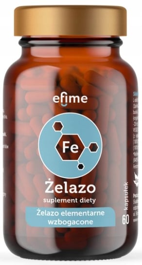 Suplement diety, EkaMedica EFIME, Żelazo witamina C, 60 kaps. EKAMEDICA