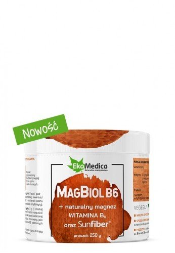 Suplement diety, EkaMedica MagBiol B6 połączenie magnezu z witaminą B6 EKAMEDICA