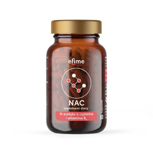 Suplement diety, EkaMedica NAC N-acetylo-L-cysteina i B6, 60kaps. EkaMedica